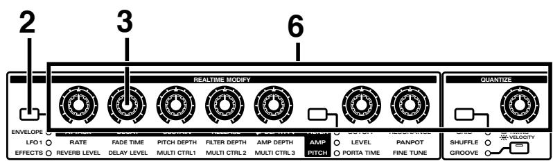 ROLAND JX-305 - Emploi de “Delay” pour ajouter un effet d'écho - 1