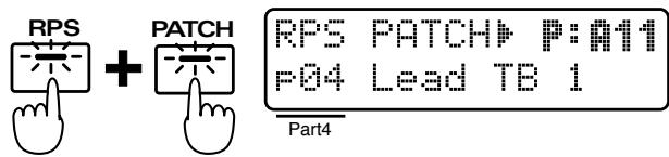 ROLAND JX-305 - Changement de patch pour chaque partie RPS - 1
