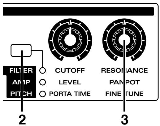 ROLAND JX-305 - Emploi de "Resonance" pour ajouter du caractère au son - 1