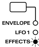 ROLAND JX-305 - Emploi du multi-effet pour appliquer différents types d'effet - 5