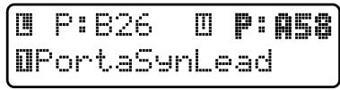 ROLAND JX-305 - Pressez [UPPER]. - 2