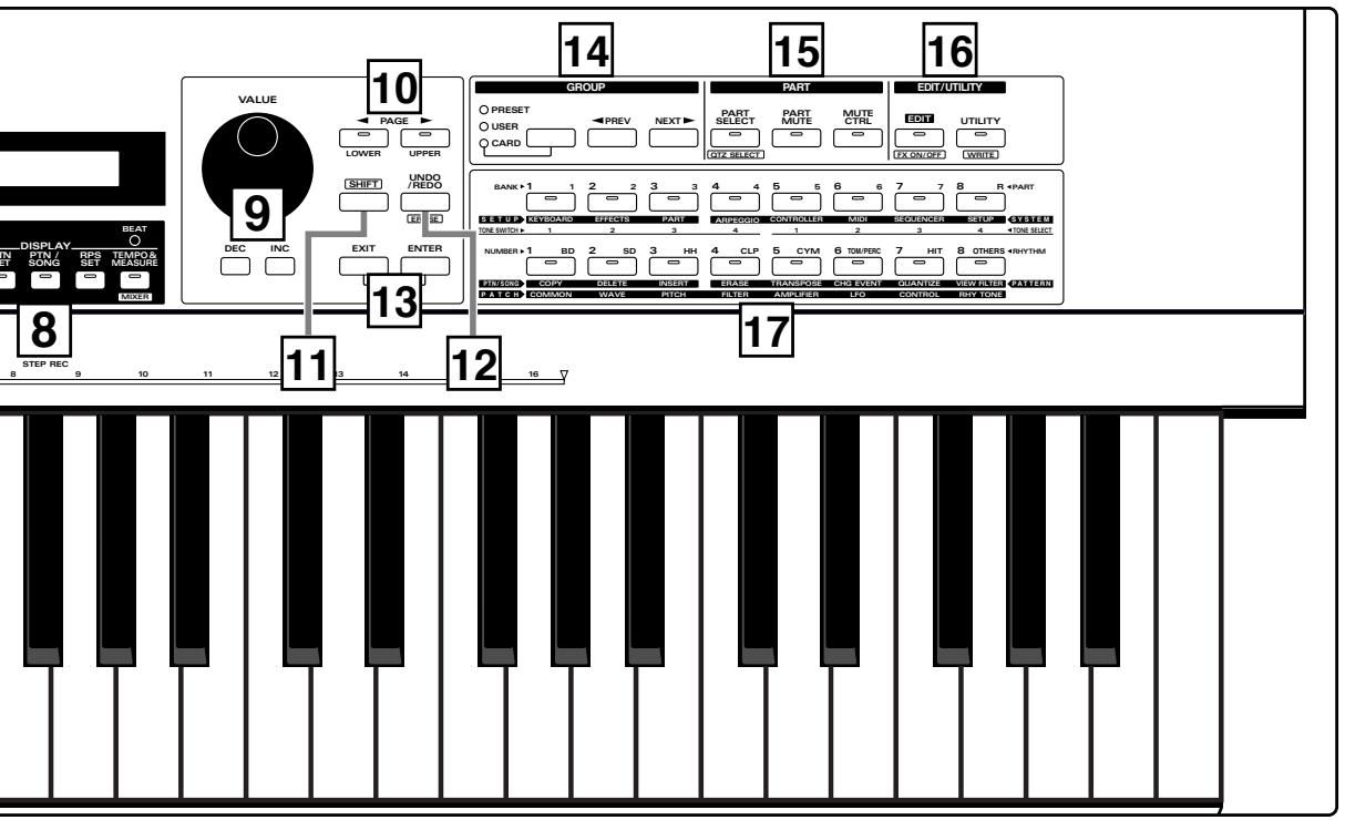 ROLAND JX-305 - Bouton DISPLAY - 1