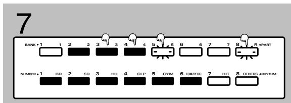ROLAND JX-305 - Référencement des patterns à rappeler - 7