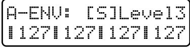 ROLAND JX-305 - Réglages de l'enveloppe d'amplificateur - 5