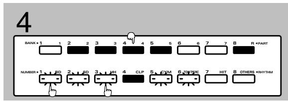 ROLAND JX-305 - Référencement des patterns à rappeler - 8