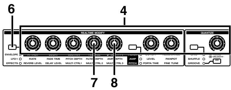 ROLAND JX-305 - Emploi du multi-effet pour appliquer différents types d'effet - 1