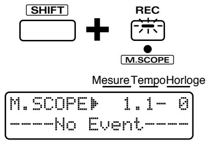 ROLAND JX-305 - Tenez enforcé [SHIFT] et pressez [REC]. - 1