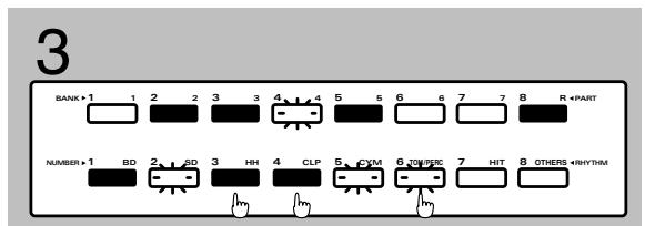 ROLAND JX-305 - Référencement des patterns à rappeler - 6