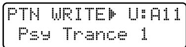 ROLAND JX-305 - Sauvegarde des patterns modifiés (Ecriture de pattern ou Pattern Write) - 2