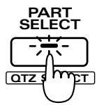 ROLAND JX-305 - Pressez [PART SELECT]. - 1