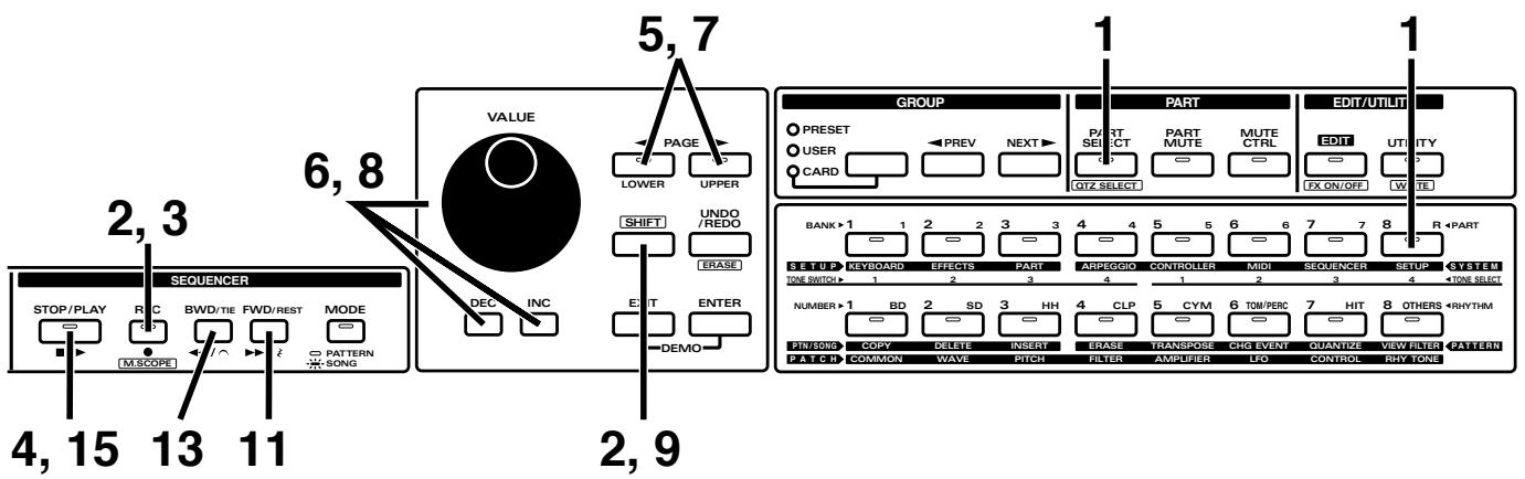 ROLAND JX-305 - Enregistrement de la batterie - 1