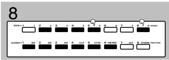 ROLAND JX-305 - Référencement des patterns à rappeler - 9