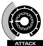 ROLAND JX-305 - Tournez le potentiometre [ATTACK] dans la plaque décrite dans l'illustration ci-dessous. - 1