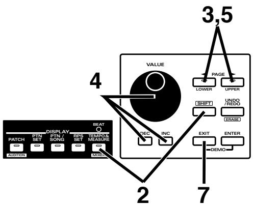 ROLAND JX-305 - Réglage du volume et du panoramaque pour chaque instrument (Part Mixer ou mixeur de partie) - 2