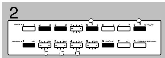 ROLAND JX-305 - Référencement des patterns à rappeler - 4