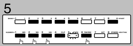 ROLAND JX-305 - Référencement des patterns à rappeler - 3
