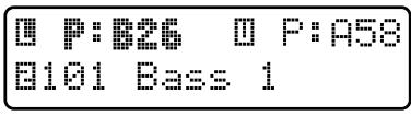 ROLAND JX-305 - Pressez [LOWER]. - 2