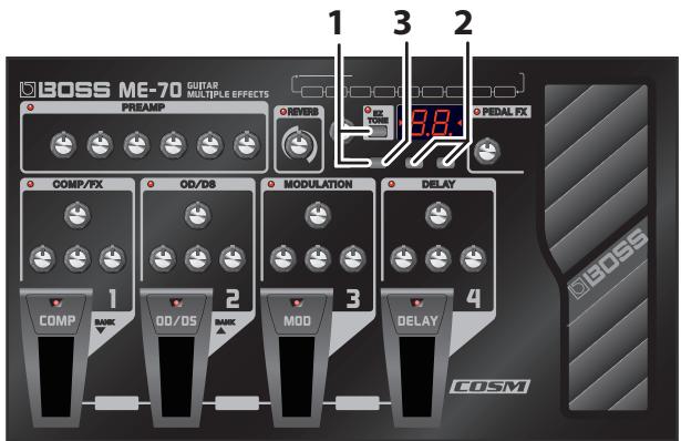ROLAND ME-70 - De gecreeerde klank opslaan als een EZ Tone - 1