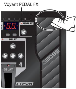 ROLAND ME-70 - Utilisation des effets associés à la pédale - 1