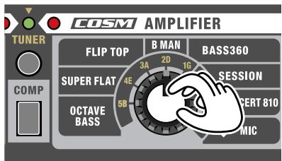 ROLAND MICRO CUBE BASS RX - Pulse el botón TUNER. - 1