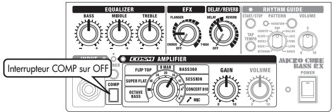 ROLAND MICRO CUBE BASS RX - Finger et fretless - 1