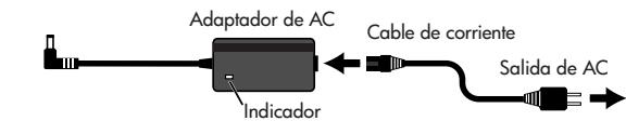 ROLAND MICRO CUBE BASS RX - Conectar el adaptor de CA - 2