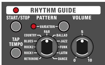 ROLAND MICRO CUBE BASS RX - Utilizar RHYTHM GUIDE - 1