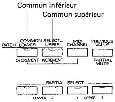 ROLAND PG-1000 - a. Edition des Paramètres Communs/Facteurs de Morceau - 1
