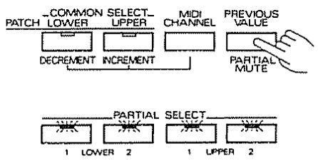 ROLAND PG-1000 - c. Assourdissement d'un Partiel - 1