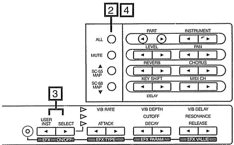 ROLAND SC-88 PRO - - Sauvegarde d'un patch user - 1