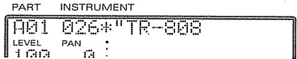 PART INSTRUMENT A01 026* "TR-803 LEVEL PAN : 1 A03 a :