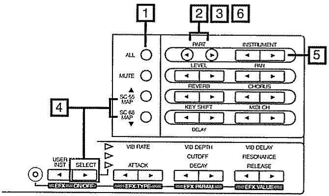 ROLAND SC-88 PRO - Procédure - 2