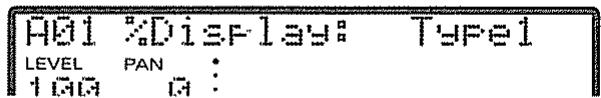 A01 *Display: Type1 LEVEL PAN : TAG :