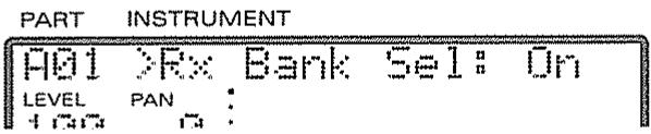 PART INSTRUMENT HQ1 >FX Bank Sel: On LEVEL PAN : I/O 00