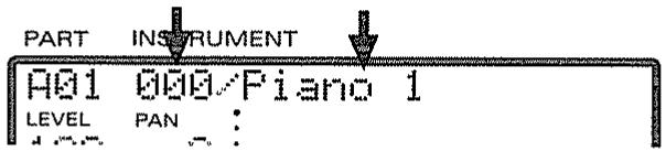 PART INSPECTRUMENT A01 000 Piano 1 LEVEL PAN :
