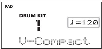 ROLAND TD-4 - Appuyez sur le bouton [ ] - 1