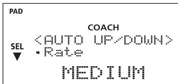 PAD COACH SEL Rate MEDIUM