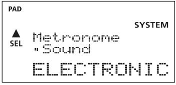 ROLAND TD-4 - Appuyez sur le bouton [MENU] pour qu'il s'allume. - 7