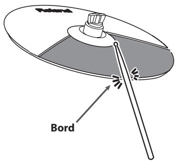 ROLAND TD-4 - Frappe sur le bord - 1