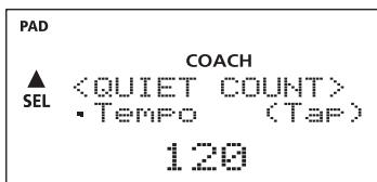 PAD COACH ▲ SEL ·Tempo (Tap) 1:20