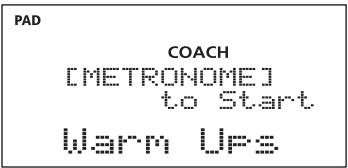 ROLAND TD-4 - Commencer l'entraînement - 1