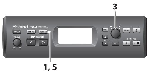 Roland TD-4 POWER TUNING MOBILITY COURSE GROW NET 1,5 3 AUTO COACH QUICK REC