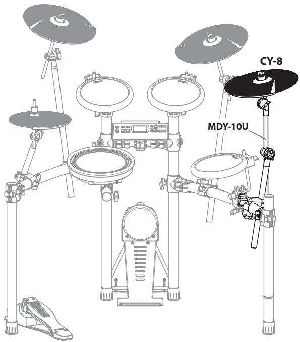ROLAND TD-4 - Ajout d'une cymbale (CRASH 2) - 1