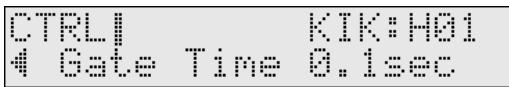 CTRL KIK:HO1 Gate Time 0.1sec