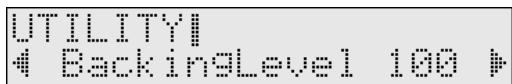 UTILITY! ↓ BackingLevel 100 ↓