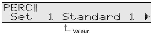 PERCI Set 1 Standard 1 # Valeur