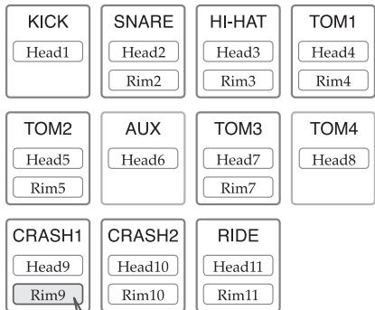 ROLAND TD-6KX - Réglages de Pads - 1