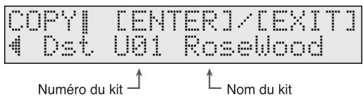 COPYI [CENTER]/[EXIT] 4 Dst U01 Rosewood Numéro du kit ↑ Nom du kit