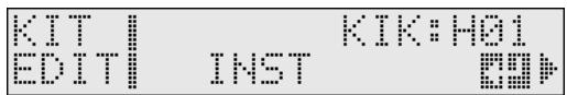 ROLAND TD-6KX - Appuyez sur la touche [KIT], puis sur [EDIT]. - 1