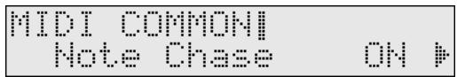 MIDI COMMON! Note Chase ON
